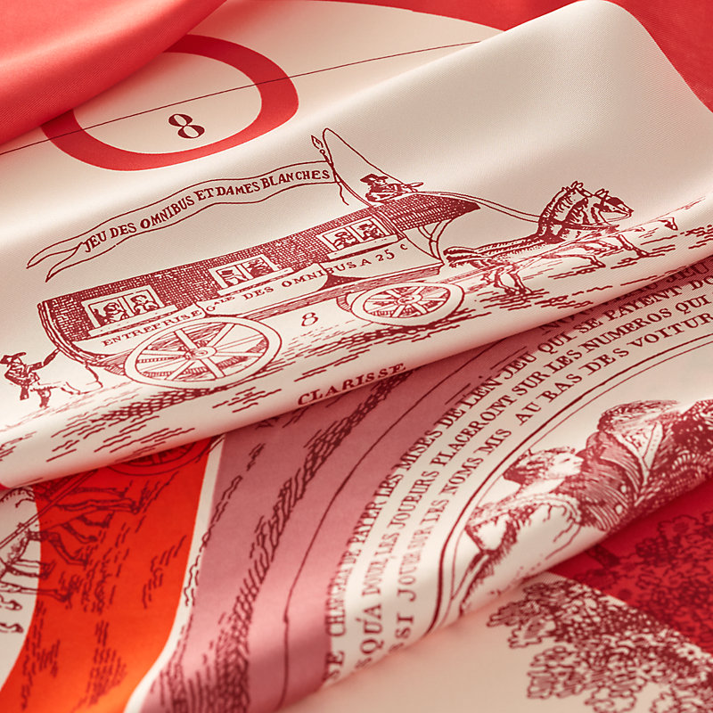 カレジェアン 《オムニバスと白い貴婦人のゲーム》 - レッド | Hermès